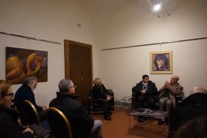 presentazione ufiiciale in presenza dell'artista Vittorio Miranda, il direttore artistico Cardone ed il comune di ercolano Dott.ssa Saulino