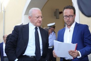 Vincenzo De Luca e Roberto Corsale Foto