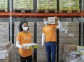 Viterbo, 09-10-2020.
L'inaugurazione del centro per l'aiuto alimentare. Una collaborazione tra Caritas e Banco Alimentare alla presenza del vescovo Lino Fumagalli.