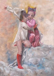 NUN ME LASSA' ACCUSSI',50x70 cm 2020