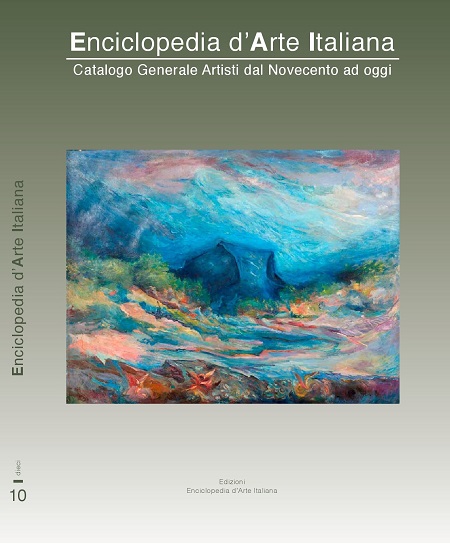 Enciclopedia d'Arte Italiana - Catalogo Generale degli Artisti dal Novecent ad oggi - n.10, Edizione 2022 - in copertina Pietra blu di Paolo Salvati (1939-2014)